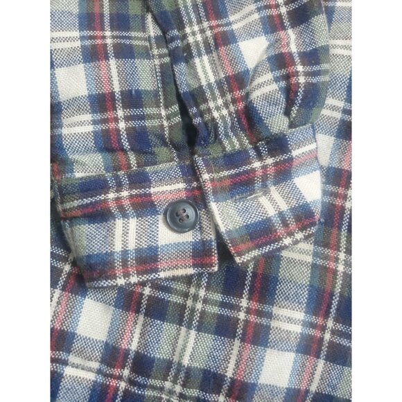 Casual Country Insulated Flannel Button Plaid Men's Size Medium - Picture 8 of 16